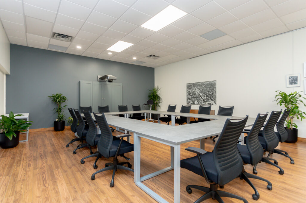 Boardroom meeting space available for rent at Elgin Business Resource Centre in St. Thomas Ontario